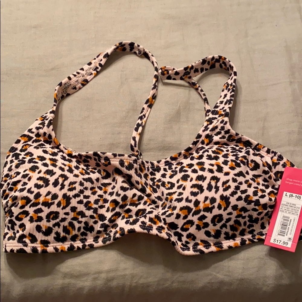 Square neck swim top